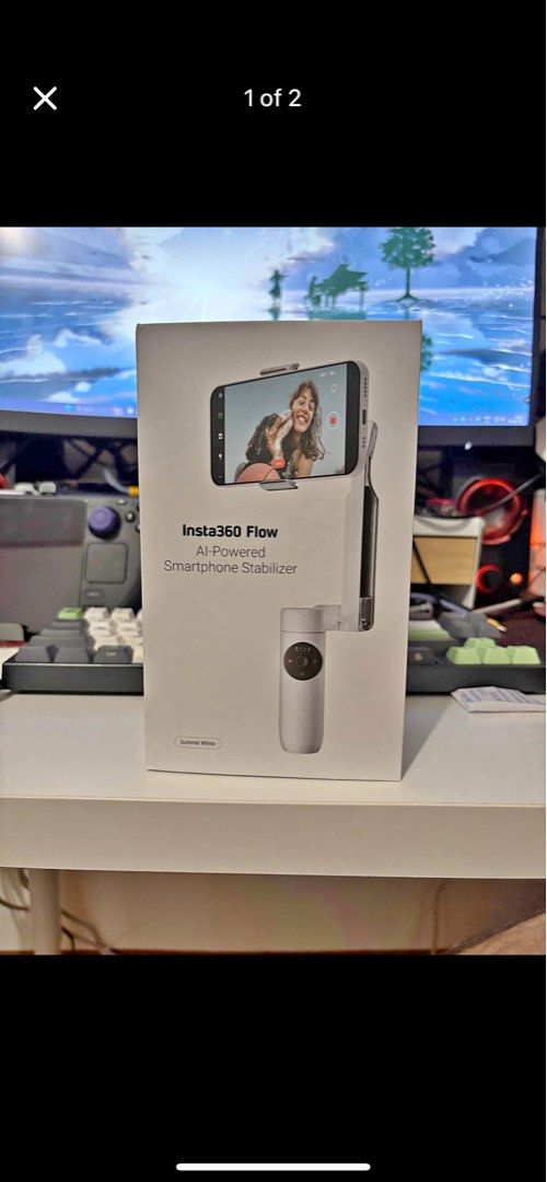 Insta360 Flow (Category: Gimbals & Stabilizers ) located in Makati City. Submitted by atmarthacastro (Listing ID 1366113934, Image 2). Description: loc bgc courier: lalamove, j&t, lbc.