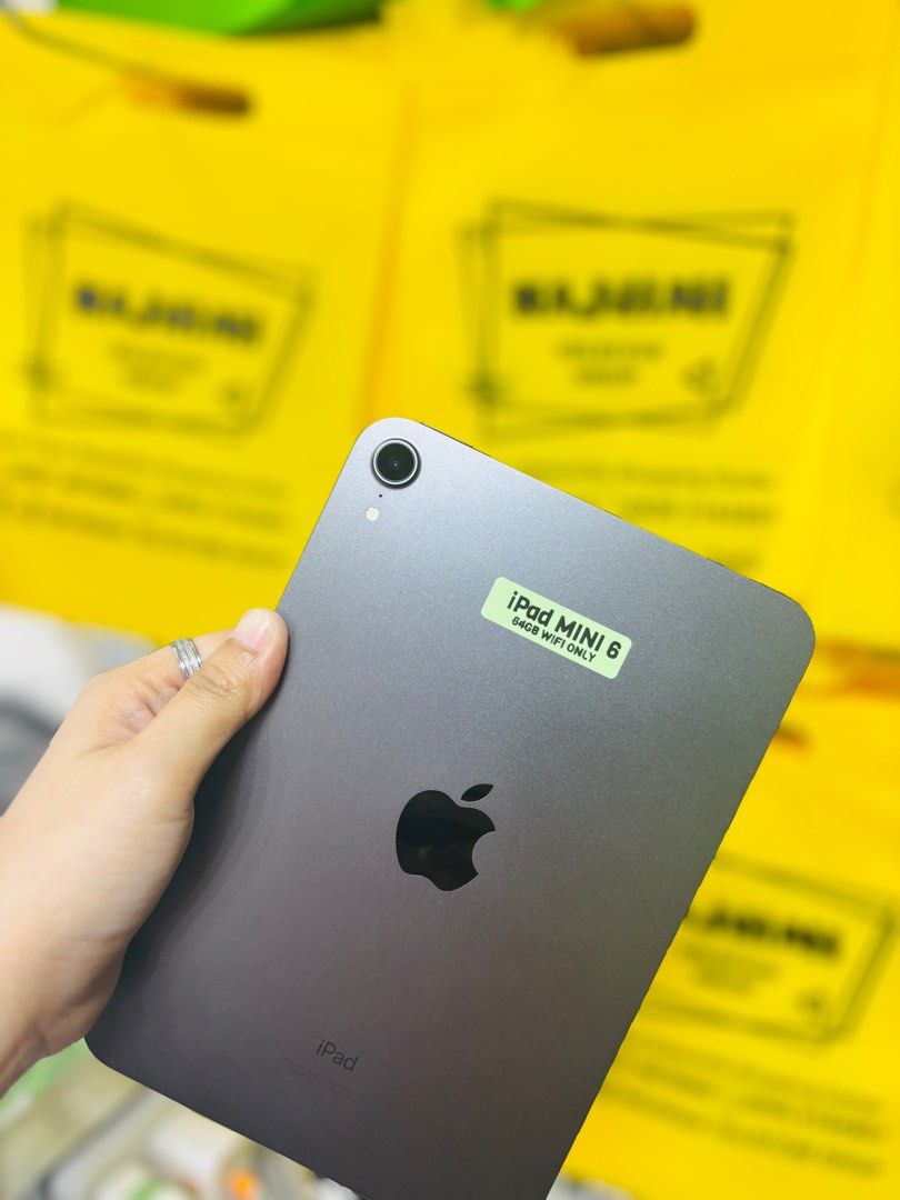 Ipad MINI 6 64GB wifi only 98% smooth no issues (Category: iPad) located in San Juan City. Submitted by najihahtelecomshop2018 (Listing ID 1366131191, Image 2). Description: Legit Store | Original unit FOR SALE | TRADE / SWAP ▫️INSTALLMENT thru: 🔸Credit Card (straight / installment) 🔸Ggives / Gcredit + 6% interest 🔸Spay Later + 6% interest (RFS: Buy and Sell any kinds of Gadgets) Description: Ipad MINI 6 64GB Wifi knly No hidden Issues No hist