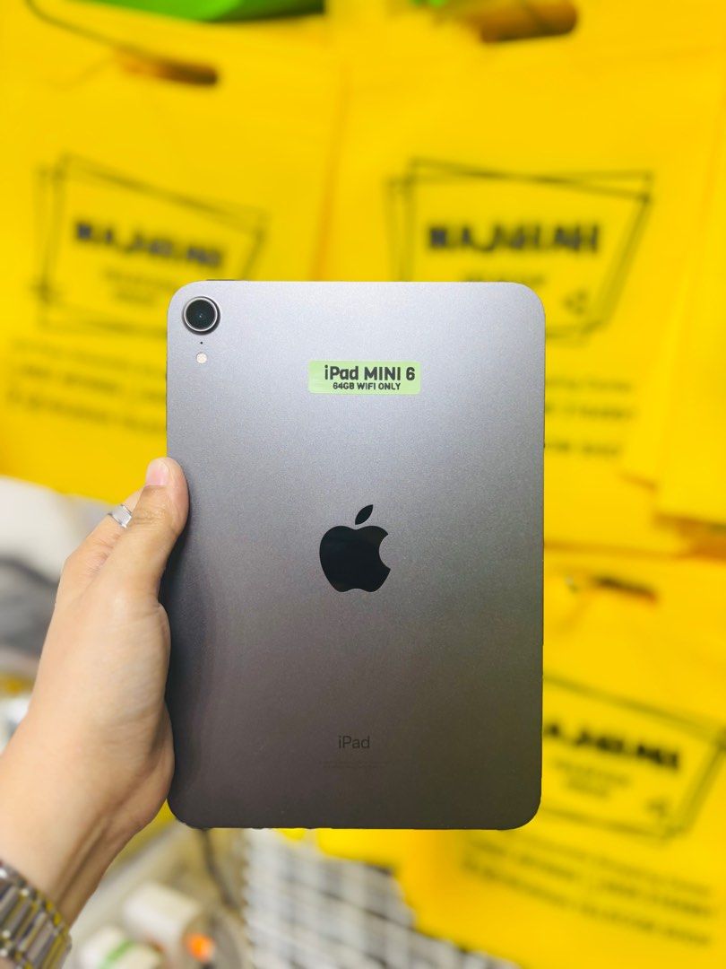 Ipad MINI 6 64GB wifi only 98% smooth no issues (Category: iPad) located in San Juan City. Submitted by najihahtelecomshop2018 (Listing ID 1366131191, Image 1). Description: Legit Store | Original unit FOR SALE | TRADE / SWAP ▫️INSTALLMENT thru: 🔸Credit Card (straight / installment) 🔸Ggives / Gcredit + 6% interest 🔸Spay Later + 6% interest (RFS: Buy and Sell any kinds of Gadgets) Description: Ipad MINI 6 64GB Wifi knly No hidden Issues No hist