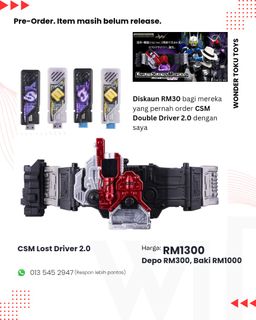 (Category: ) located in . Submitted by wondertokutoys.my (Listing ID 1366191072, Image 1). Description: .