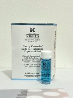 Kiehl’s clearly corrective daily retexturizing triple acid peel