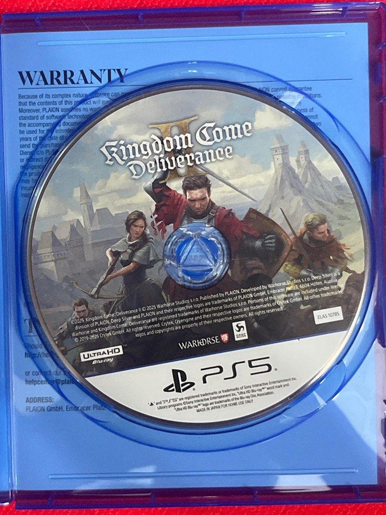 Kingdom Come Deliverance 2 (Category: PlayStation) located in Pasig City. Submitted by kalelaudio (Listing ID 1366129654, Image 2). Description: Rfs: finished the game already.
