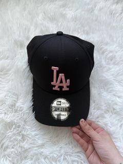 New Era LA Cap Black / Pink