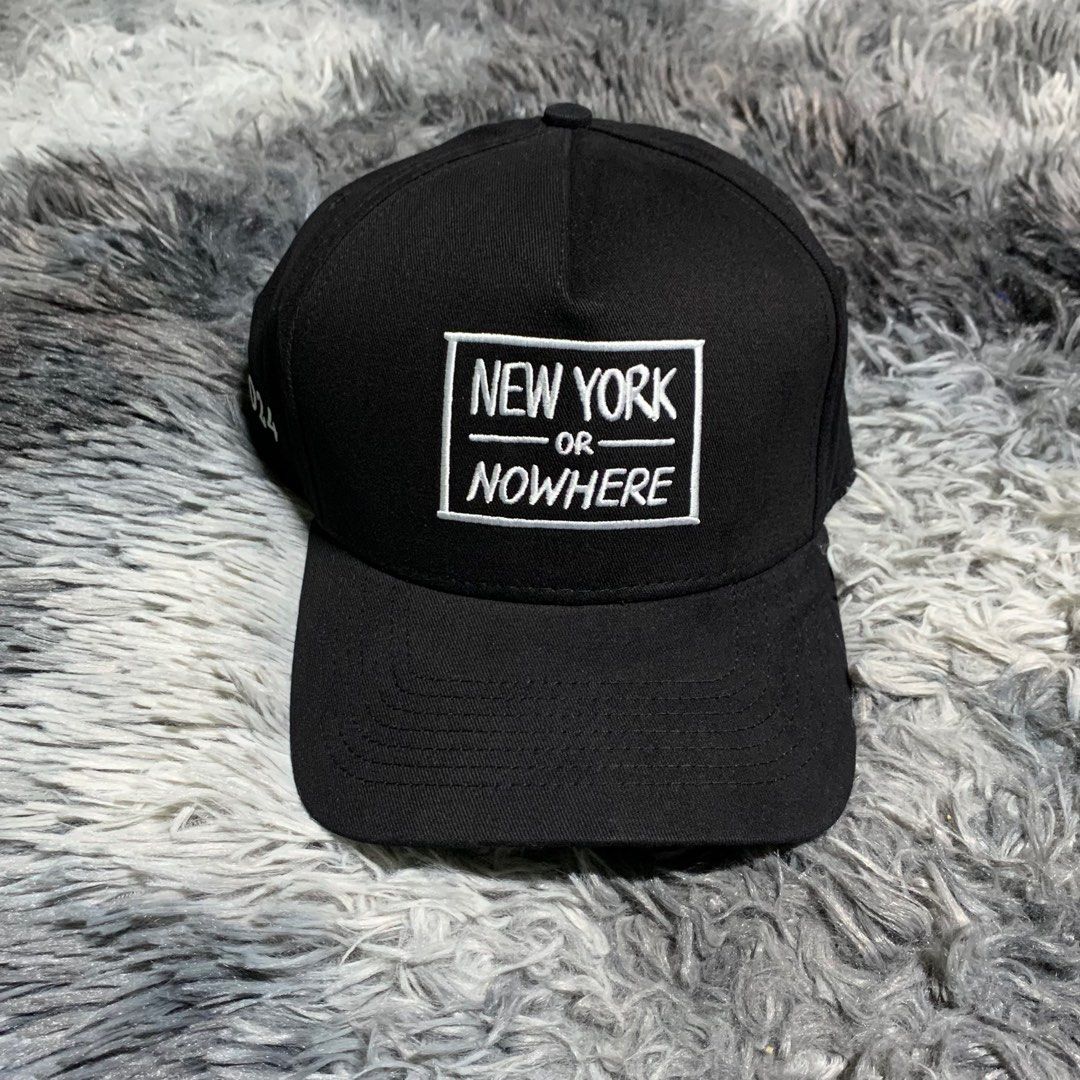 New York Or Nowhere Snapback Hat Black (Category: Caps & Hats) located in Manila. Submitted by smithstuffs (Listing ID 1366160304, Image 1). Description: New York Or Nowhere Snapback Hat Black ( Excellent / Complete / No Hidden Issue ) 1800 Free Ship Na Din Via J&T Express 🛵📦 Kindly Dm Me For More Details 🤝 Loc: Tondo Manila Courier: J&T Express / LBC / Lalamove Mop: Gcash / BPI / BDO COD / COP Via LBC Or Lalamove 🚛.