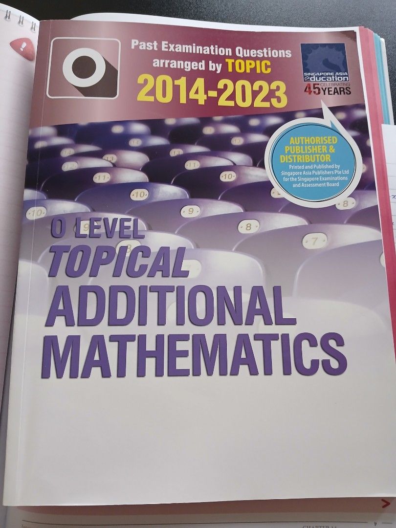 O Level Topical Math O Level Topical Additional Mathematics, Hobbies & Toys, Books ...