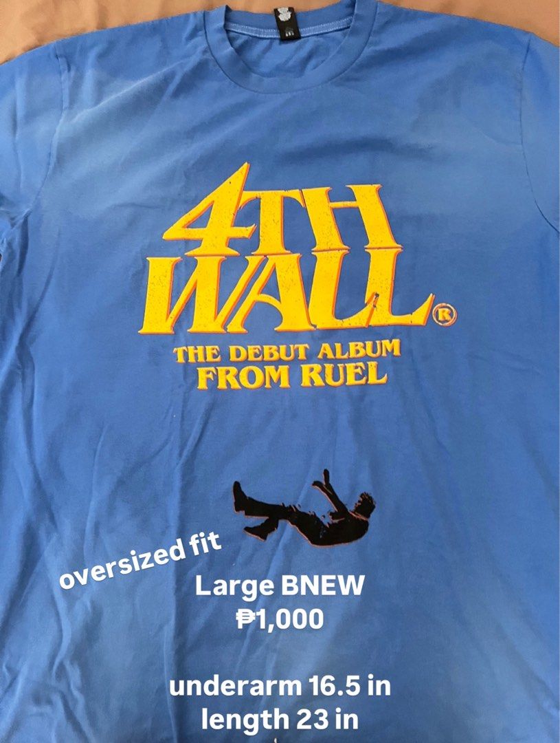 Official oneruel ruel van dijk merch (Category: Tshirts & Polo Shirts ) located in Manila. Submitted by prebyry (Listing ID 1353230729, Image 3). Description: official Ruel merch from 4th Wall. Open for instalment :) loc: manila rfs: nasa cabinet lang Black shirt ₱800 Blue shirt ₱1,000 poster ₱300.