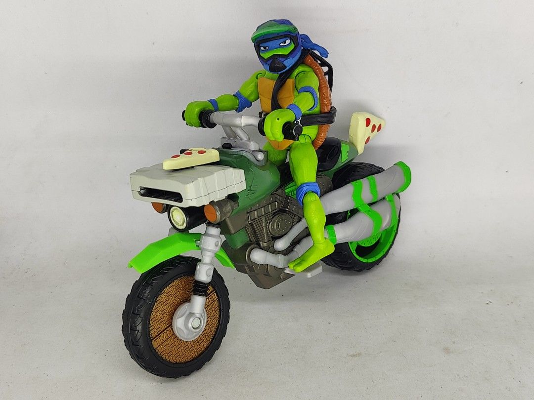 Playmates TMNT - Ninja Kick Cycle with Leonardo (Category: Action & Battle Toys) located in La Trinidad. Submitted by Spawnerist_Collectibles (Listing ID 1366083515, Image 3). Description: ▫️Playmates ▫️TMNT ▫️Ninja Kick Cycle with Leonardo ▫️HAS SOME MISSING ACCESSORIES (not sure what exactly it is) ▫️WHAT YOU SEE IS WHAT YOU WILL GET. ▫️Shipping Nationwide ▫️Payment is through GCash or Bank transfer..