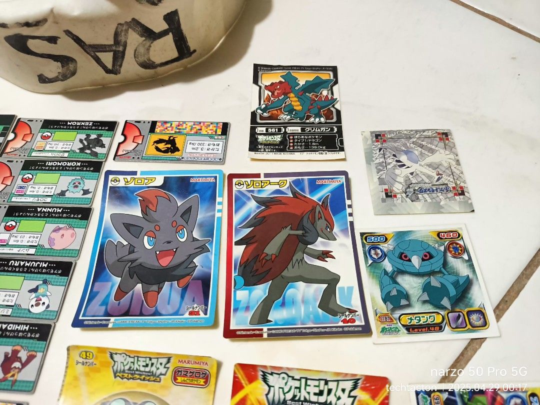 Pokemon Pokedex Card and Stickers (Category: Raw Singles) located in Santo Tomas. Submitted by pickers_corner (Listing ID 1366178151, Image 3). Description: Pokemon Pokedex Card and Stickers wyswyg price.
