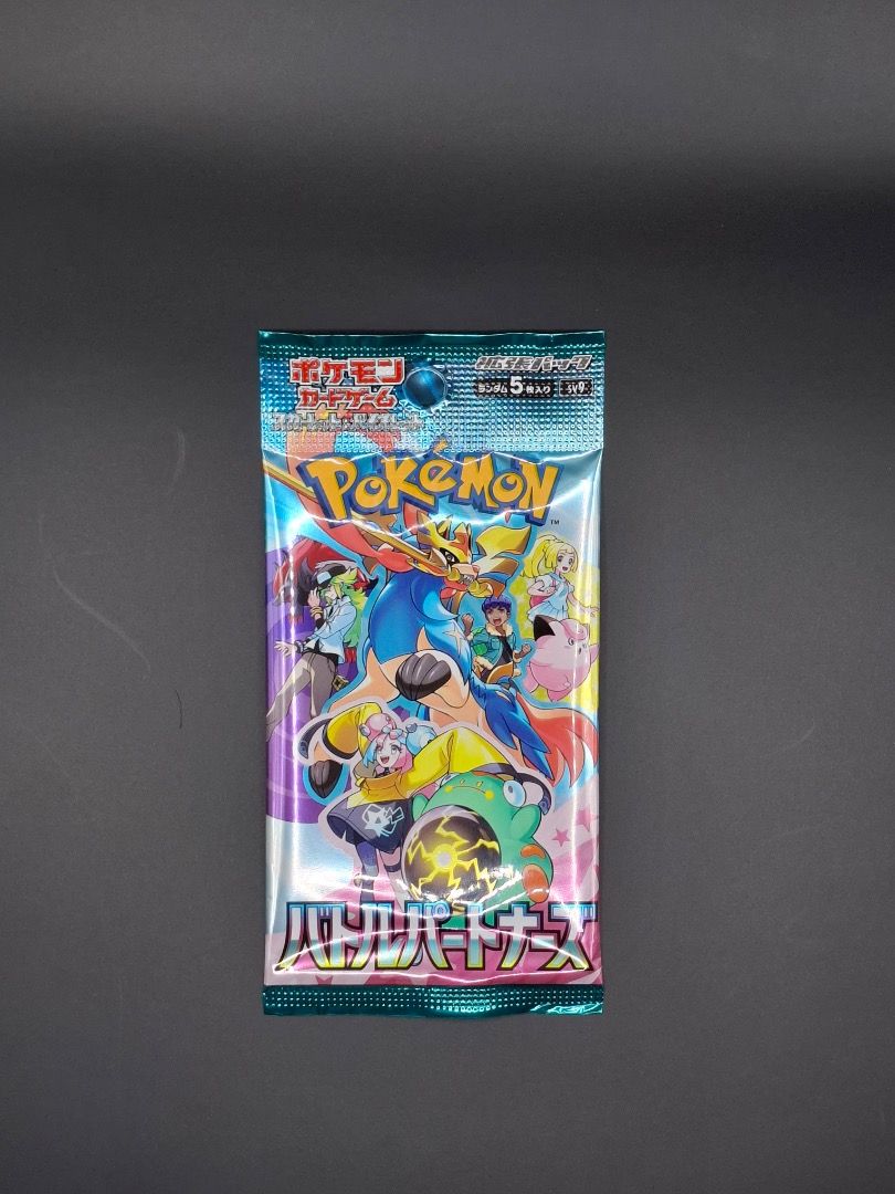 Pokemon TCG Battle Partners SV9 (Category: Raw Singles) located in Makati City. Submitted by dubblinfall (Listing ID 1366016485, Image 1). Description: Pokemon TCG Battle Partners SV9 • 10 packs • Japanese Packs • Contents: 5 cards per pack • P250 per pack/ update P180 per pack Buy all 10 packs, will give additional pack (SV7) ❗️Preferred Meetups: BGC, Makati, Mandaluyong Also Available: Pokemon TCG Heat Wave Arena SV9a: 10 packs - P290 per pack/