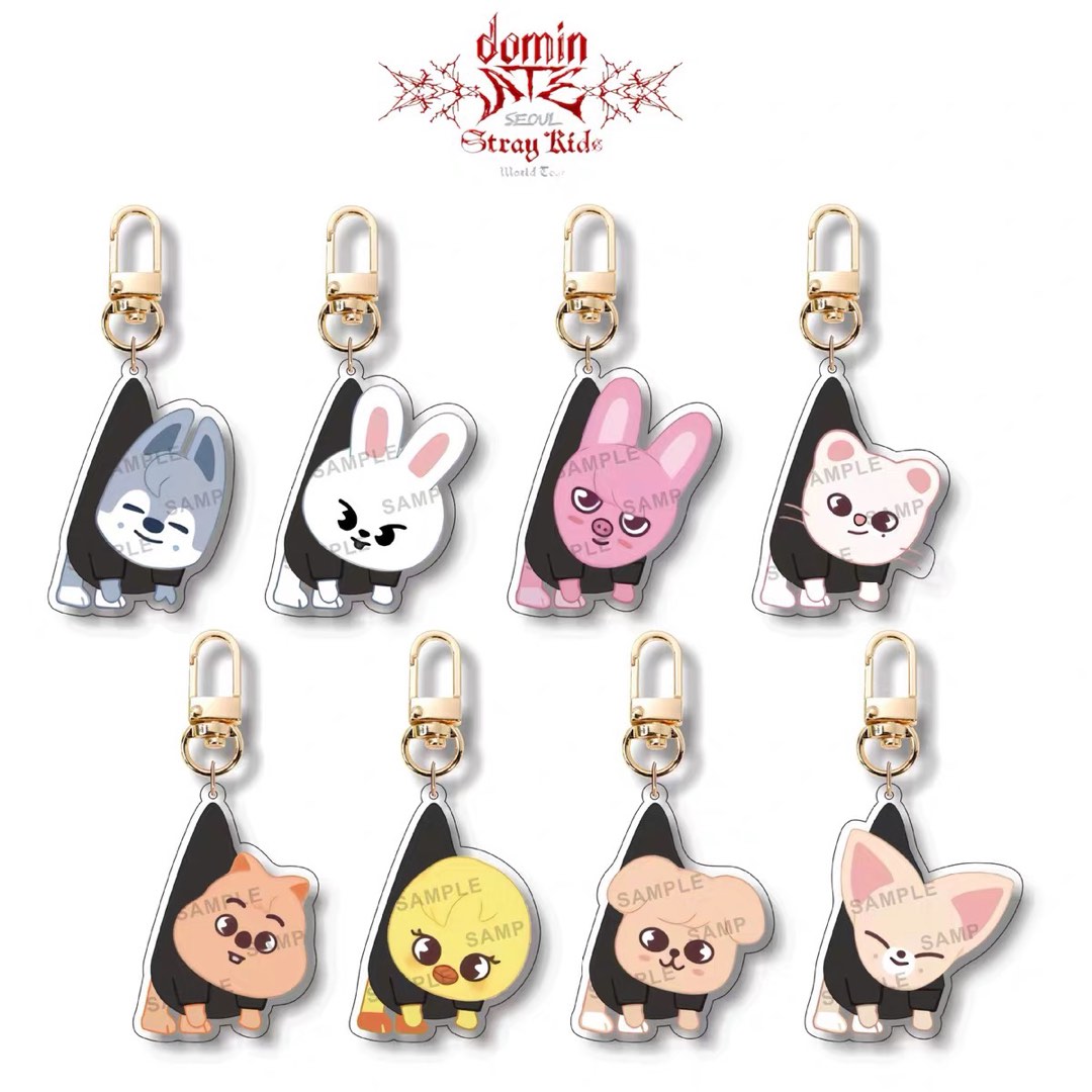 [PRE-ORDER] Stray Kids SKZOO keychains Acrylic Bag Keychain Skzoo ...