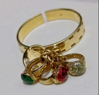 18K Italy 🇮🇹 Enamel Ring Enamel Ring64204784669827110