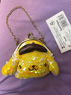 Sanrio布甸狗 肉桂狗手掌大散子包 銀包，迷你貴婦包 Pom Pom Purin Cinnamoroll 64239557947905110