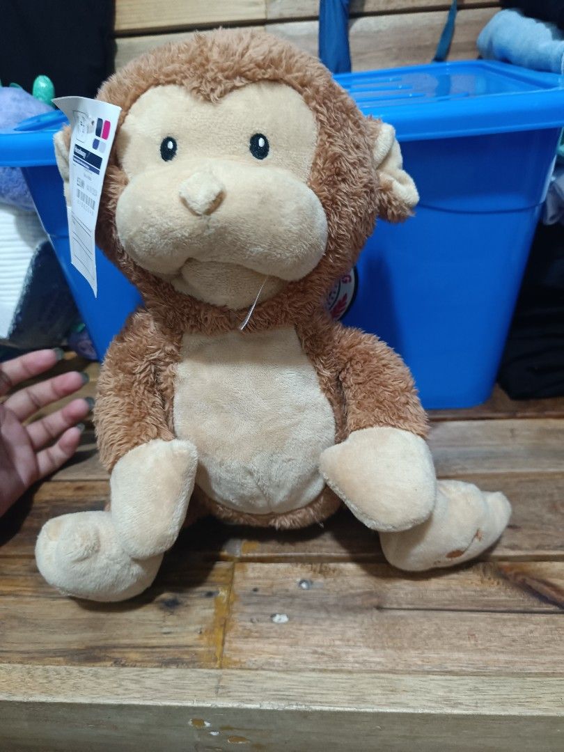 Spark create imagine 10.5" monkey plush toy (Category: Plushies & Soft Toys) located in Pasig City. Submitted by 989shie (Listing ID 1366059892, Image 1). Description: used once working well.