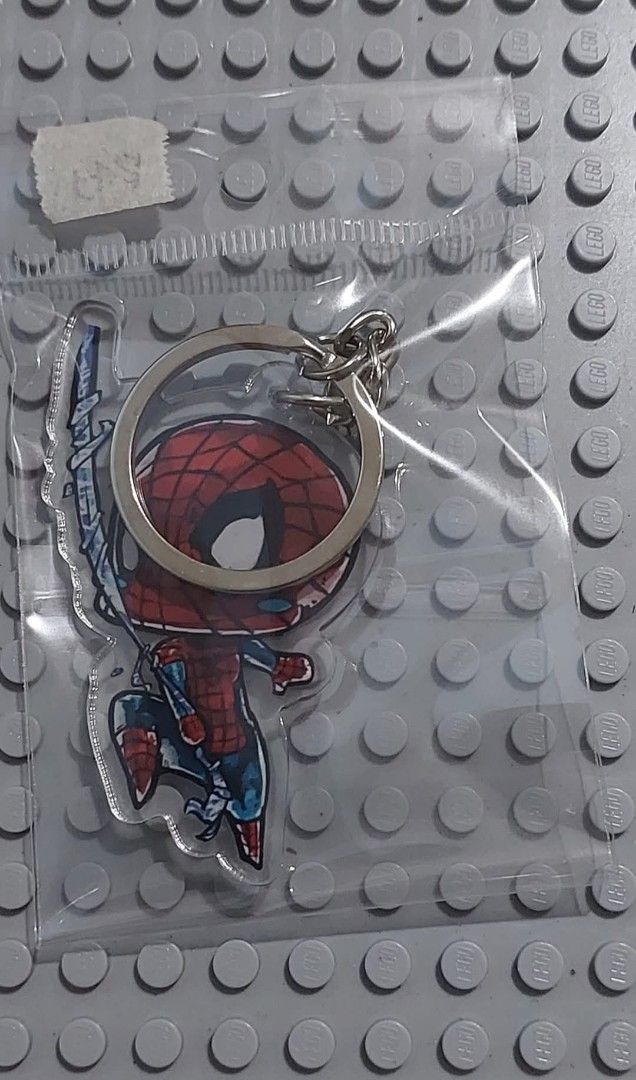 Spiderman Acrylic Keychain (Category: Character Goods) located in Imus. Submitted by toydreamland (Listing ID 1366071361, Image 2). Description: Spidey Php 130 lang Double-sided,thick acrylic P43.