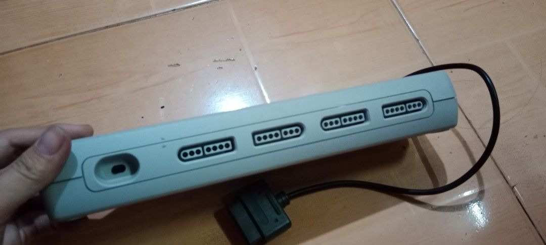 Super Famicom Super Multitap for sale (Category: Controllers) located in Bulacan. Submitted by Shoppe.Ups (Listing ID 1366188441, Image 2). Description: what you see is what you get meetups: guiguinto plaridel bulacan - J&T *(Payment First) - LBC COP/COD *(payment first for shipping fee only) -toktok / lalamove *mop: via gcash pm for interested.