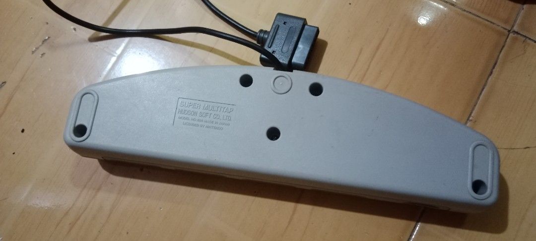 Super Famicom Super Multitap for sale (Category: Controllers) located in Bulacan. Submitted by Shoppe.Ups (Listing ID 1366188441, Image 3). Description: what you see is what you get meetups: guiguinto plaridel bulacan - J&T *(Payment First) - LBC COP/COD *(payment first for shipping fee only) -toktok / lalamove *mop: via gcash pm for interested.