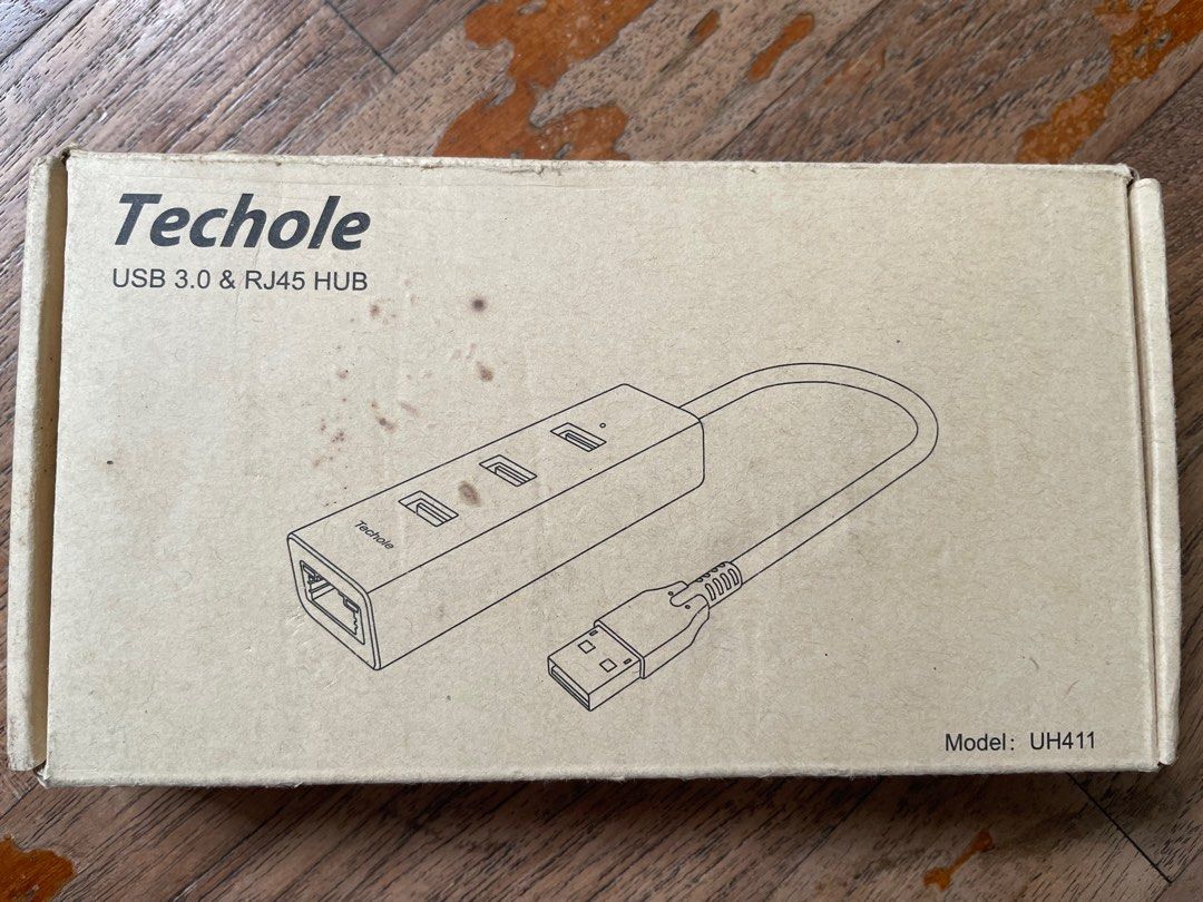 Techole USB 3.0 & RJ45 Hub, Computers & Tech, Parts & Accessories ...