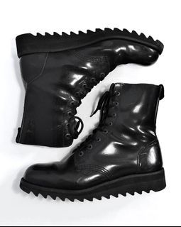Underground - Shark Teeth Military Combat Boots.