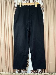 Uniqlo Linen Straigth Pants - Black