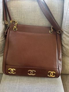 Vintage Chanel Triple CC Tote