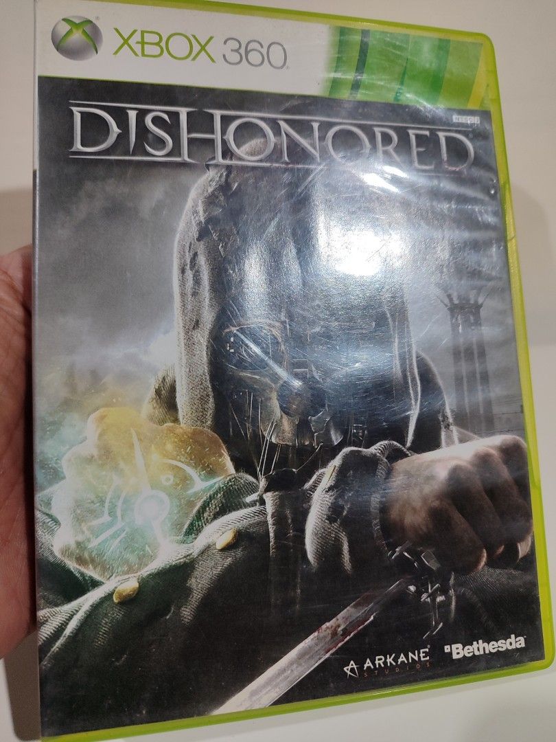 XBOX 360 - Dishonored (USED) "NTSC-J" (Category: Xbox) located in Mendez-Nunez. Submitted by sf2_gameshop (Listing ID 1366108589, Image 2). Description: PLEASE READ: This game will work only on a NTSC-J XBOX 360 units. Will not work on PAL and NTSC units. PAL - X (No) NTSC/J - √ (Yes) NTSC - X (No) CONDITION: a used item. The disc has many scratches, but its not affecting the gameplay (see posted photo). Tested working. It comes with a game manua