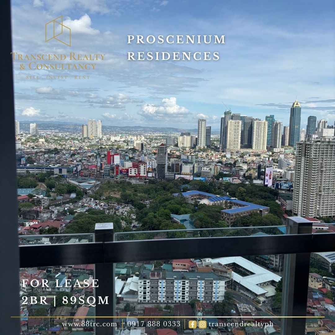 2 BEDROOM FOR LEASE IN THE PROSCENIUM RESIDENCES (Category: Apartments & Condos) located in Makati City. Submitted by transcendrealty (Listing ID 1366200446, Image 1). Description: Experience elevated living in this fully furnished two bedroom unit, featuring a balcony with stunning views of the Pasig skyline and Antipolo hills, nestled within the Philippines’ premier residential address at Rockwell Center, Makati. ⚜️ FOR LEASE The Proscenium Res