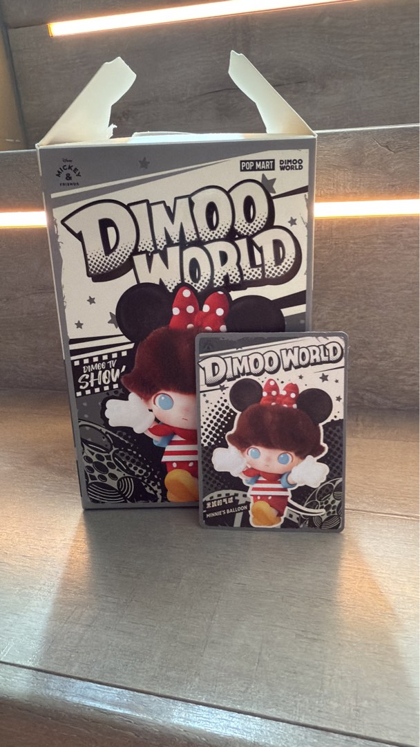 (全新) 只拆盒確認款 Dimoo World -Minnie’s Ballon (最後一個), 興趣及遊戲, 玩具 & 遊戲類 ...
