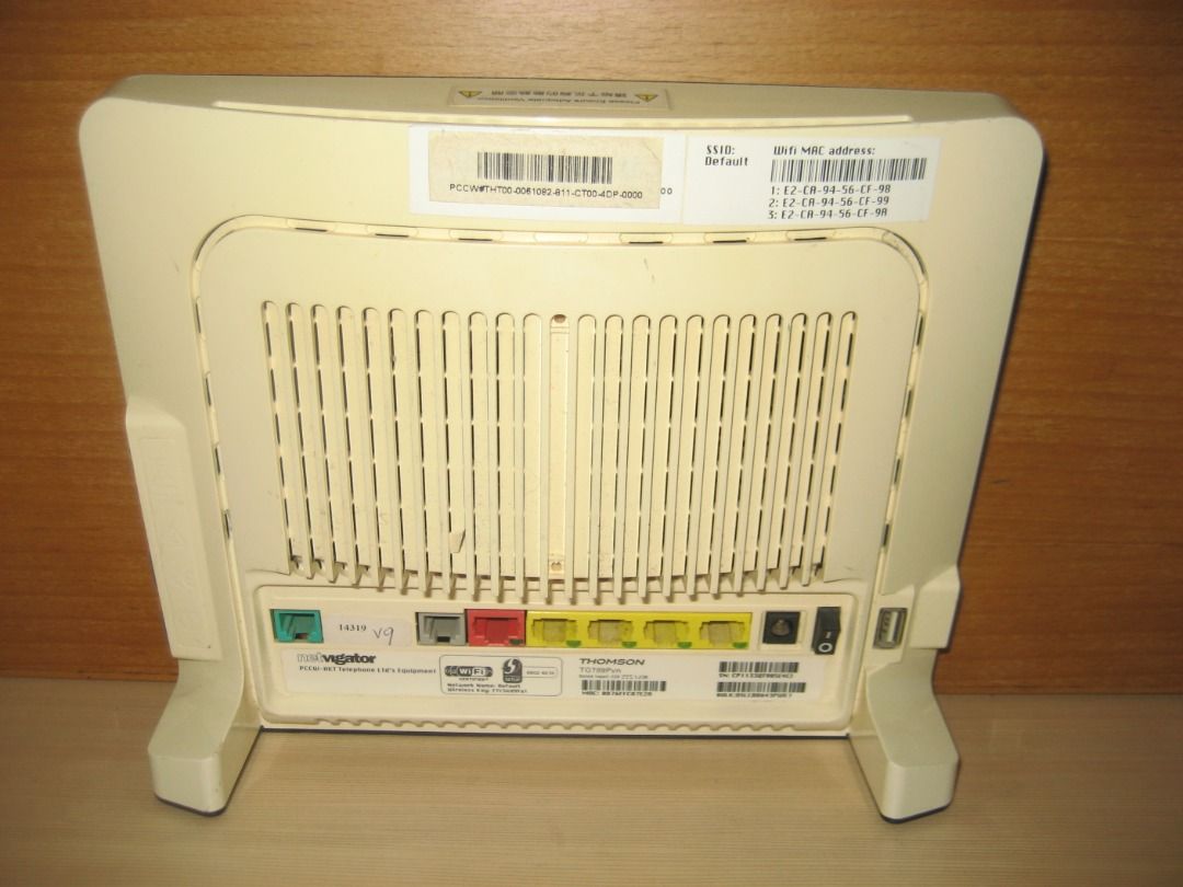 🌟🌟🌟 Thomson TG789Pvn Wireless Modem 連【原裝】 DC22V 1.23A 火牛 適合還機 PCCW｜eye ...