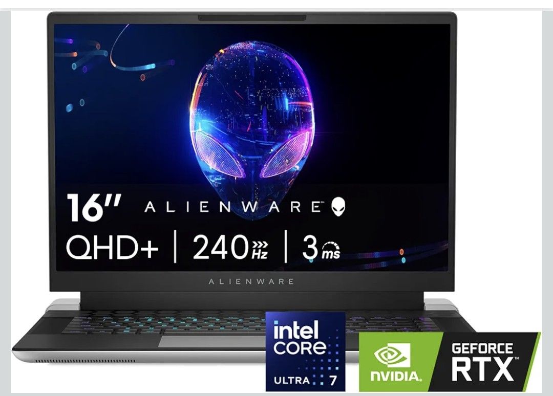 Alienware X16 M18 Gaming Laptops (Category: Laptops & Notebooks) located in Angeles City. Submitted by pasabuyfromus (Listing ID 1366197827, Image 1). Description: LIMITED ALIENWARE GAMING LAPTOPS Pre-order basis with downpayment Message us for sure buyers. ETA 18 days after downpayment. Php123,000 Mall SRP Php180,000 Bnew Sealed. Pasabuy from USA. Alienware X16 R2 Gaming Laptop - 16-inch QHD+ 240Hz 3ms Display, Intel Core Ultra 7-155H, 16GB LPDD
