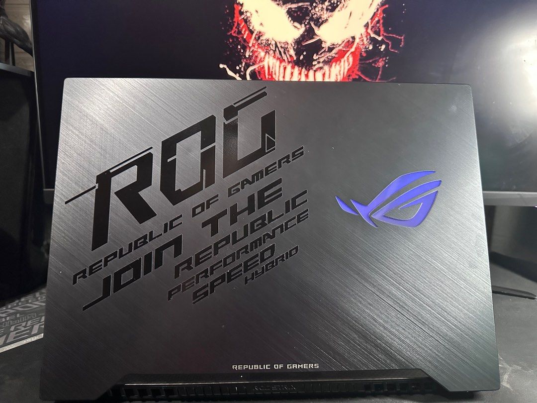 Asus ROG Scar II Laptop (Category: Laptops & Notebooks) located in Caloocan City. Submitted by blackfire_07 (Listing ID 1366299623, Image 3). Description: Asus Rog scar II I7 8750H RTX 2070 16GB ram 250gb ssd + 2TB hdd For more specs please visit : https://rog.asus.com/laptops/rog-strix/rog-strix-scar-ii-gl504-series/ Gl504g version With free mouse Rog backpack Waterproof laptop sleeve No issue Rfs may desktop di masyadong nagagamit laptop kaya b