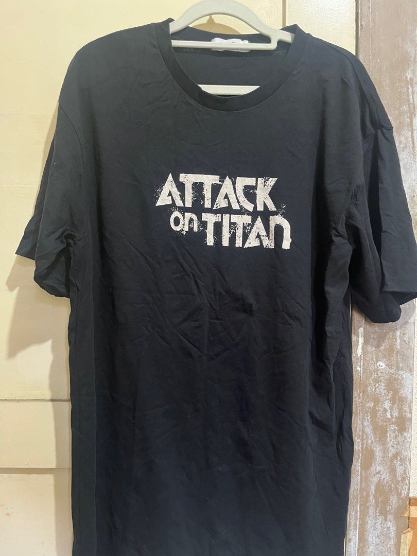 Attack on Titan Shirt (Category: Tshirts & Polo Shirts ) located in Quezon City. Submitted by onlinedeclutterr (Listing ID 1366271929, Image 1). Description: Width: 21 Length: 30 300 + Shipping fee.