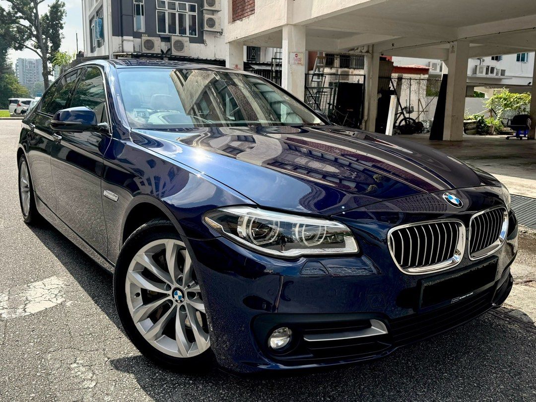 BMW 535i LED NAV HUD Auto (Category: Used Cars) located in Singapore. Submitted by carzioz (Listing ID 1366356619, Image 1). Description: Vehicle Features 3.0L inline 6 cylinders twin-scroll turbo engine at 306bhp, 450nm torque, 2 elect memory seats, reverse camera Accessories 18”rims with brand new tyres, LCI headlights, 6WB digital speedo, NBT EVO4, RTTI, HUD, 2 tone interior color,Electric Waste Gate(EWG),shadow trims Description New Arrival!1