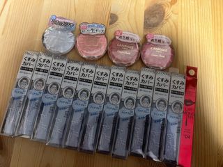 Canmake 04 21 23 p06 blush highlighter 胭脂 高光 打亮 cezanne color corrector 藍色調色液64242680045442110