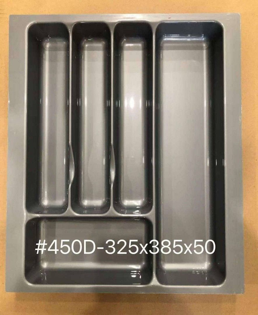 Cutlery Tray / Utensils Cabinet Organizer (Category: Other Kitchenware & Tableware) located in Manila. Submitted by jamfrimzy089458 (Listing ID 1366200734, Image 3). Description: CUTLERY TRAY |UTENSILS ORGANIZER ✅BRAND NEW ✅FOR KITCHEN CABINET ✅PVC & STAINLESS STEEL ✅HIGH QUALITY SIZES: PVC CUTLERY: #400H 275x385x50mm #450D 325x385x50mm #500H 380x385x50mm #600H 480x385x50mm #700Q 580x385x50mm STAINLESS STEEL CUTLERY: #450C 280x422x65mm #450D 380x