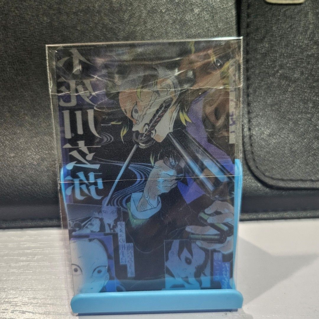 Demon Slayer translucent card - Genya (Category: Raw Singles) located in Manila. Submitted by blackstar027 (Listing ID 1366364091, Image 2). Description: Please refer to the images for the actual item. MOP - gCash - BPI, Union Bank, AUB, ShopiPay.