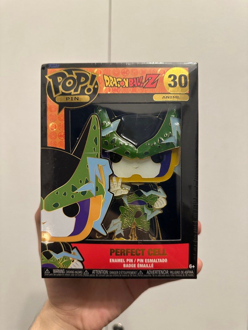 Dragon Ball Perfect Cell Funko Pin (Category: Designer & Blind Box Toys) located in Davao. Submitted by variant_arts (Listing ID 1366272915, Image 2). Description: Shipping Fee to be covered by the buyer Payment method: Gcash, Maya, Online bank transfer to BPI.