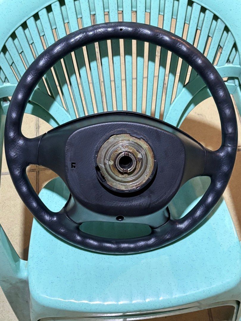 Honda Civic Dimension 2001 original steering wheel (Category: Body Parts and Accessories) located in Manila. Submitted by krstnzzz (Listing ID 1366284057, Image 2). Description: Original stock honda civic 01 dimension steering wheel, still in prestine condition, whole steering wheel is not tampered or reconditioned. Not restiched, not recolored, no damage, and not faded. Steering wheel only. Kindly see picture for your reference..