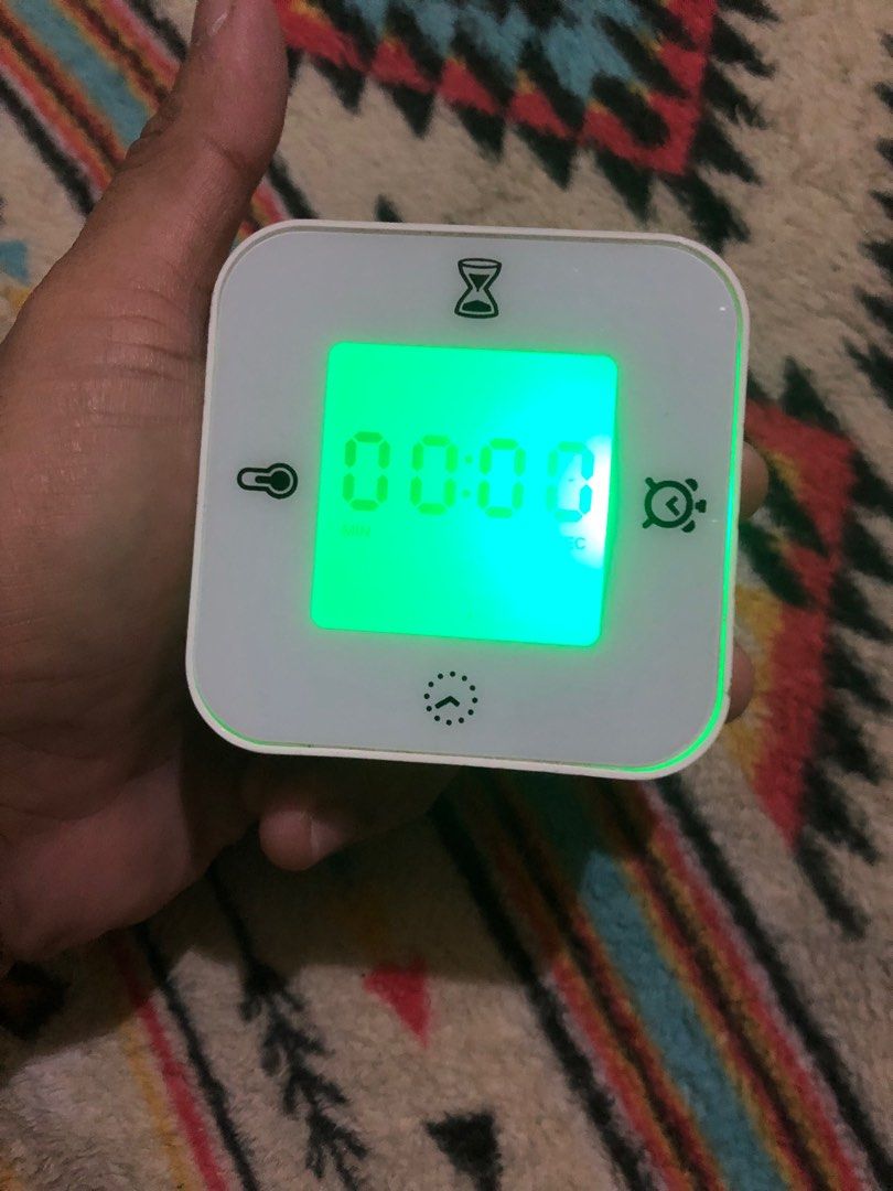 Ikea Klockis multi functional rotate clock (Category: Clocks) located in Quezon City. Submitted by markgolveo (Listing ID 1366223866, Image 3). Description: Ikea Klockis multi functional rotate clock Tested working all features buttons are functional Rotate to change modes Different Lights depending on modes With timer, clock , alarm, temperature.