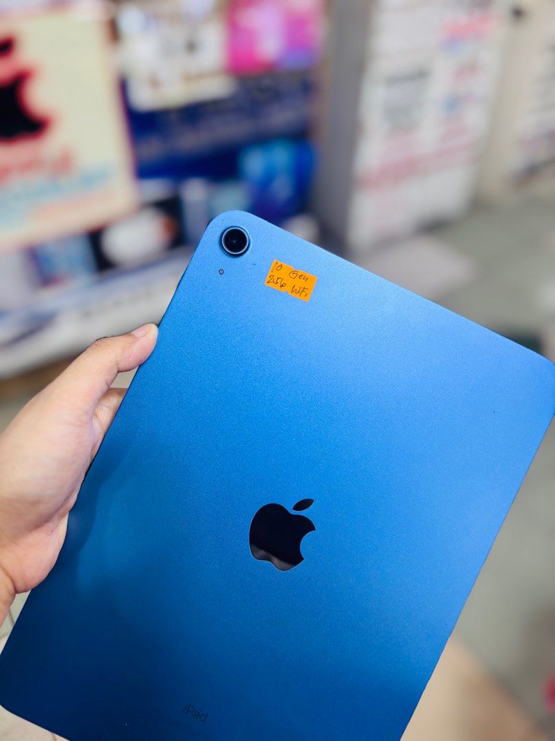 Ipad 10th gen 256GB wifi only no issues (Category: iPad) located in San Juan City. Submitted by najihahtelecomshop2018 (Listing ID 1366199443, Image 2). Description: Legit Store | Original unit FOR SALE | TRADE / SWAP ▫️INSTALLMENT thru: 🔸Credit Card (straight / installment) 🔸Ggives / Gcredit + 6% interest 🔸Spay Later + 6% interest (RFS: Buy and Sell any kinds of Gadgets) Description: Ipad 10th Gen 256GB ( other GB are also available) Wifi onl