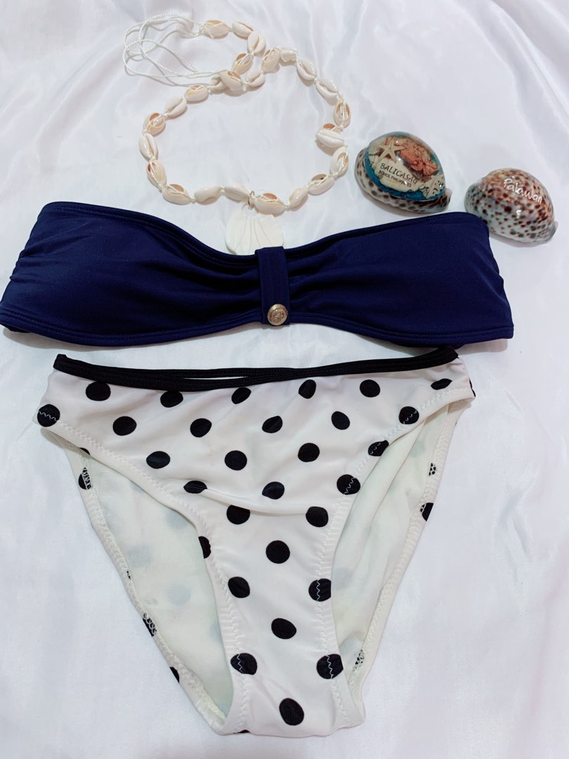 New Jessica Simpson retro bikini 3 piece set S main image 1