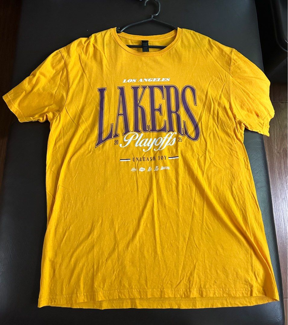 Lakers 2025 Play-off Shirt (Category: Tshirts & Polo Shirts ) located in Pasig City. Submitted by edricreg (Listing ID 1366367993, Image 1). Description: From Game 1 of 2025 playoff vs Minnesota Timberwolves.