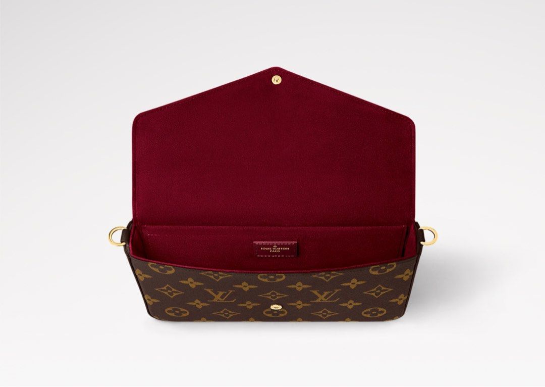 Louis Vuitton Felicie Pochette (Category: Luxury Bags & Wallets) located in Quezon City. Submitted by preloved__thingz (Listing ID 1366316464, Image 3). Description: In pristine condition! Like new!!! Used once for a date night for like 3 hours only .