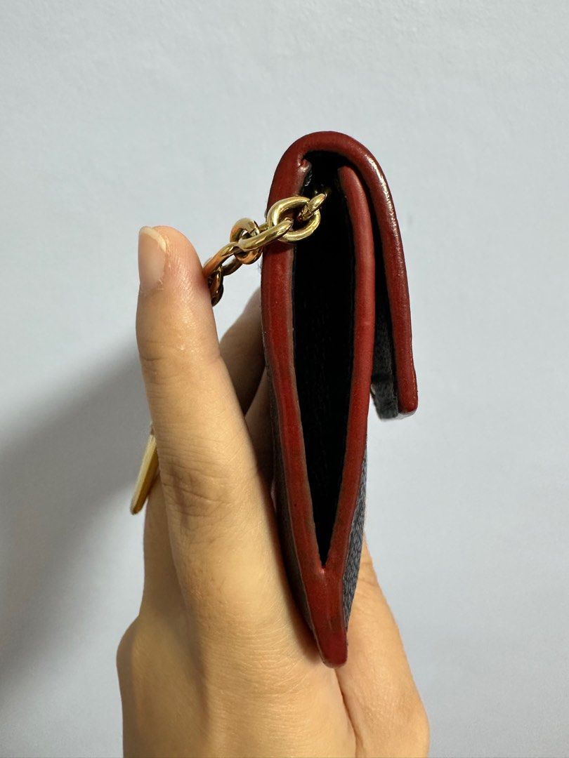 LV Key Pouch Marine Rouge (Category: Luxury Bags & Wallets) located in Quezon City. Submitted by eimaj08 (Listing ID 1366346895, Image 3). Description: 100% Authentic Key Pouch Monogram Empreinte Color: Marine Rouge / Gold hardware Comes with original dustbag and box Size: 13x9x1.5cm.