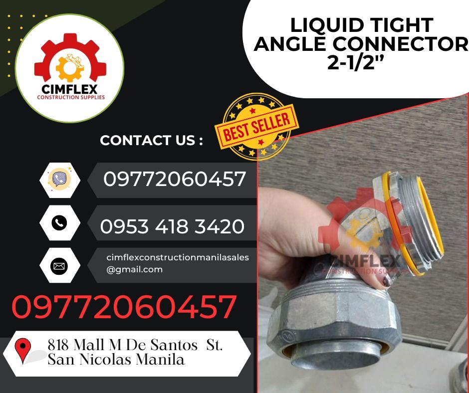 Mcgill liquid tight angle connector 2-1/2' (Category: Looking For) located in Manila. Submitted by cimflexcon63754 (Listing ID 1366211590, Image 1). Description: Mcgill liquid tight angle connector 2-1/2' = = Available here at CIMFLEX CONSTRUCTION SUPPLIES. Call or Message us to order! Details on the bio 👆 #cimflexcosntructionsupplies #cimflexconstruction #cimflex #hardware #constructiontools #hardwaretools #industrialtools #binondo # 🏢 CIMFLEX