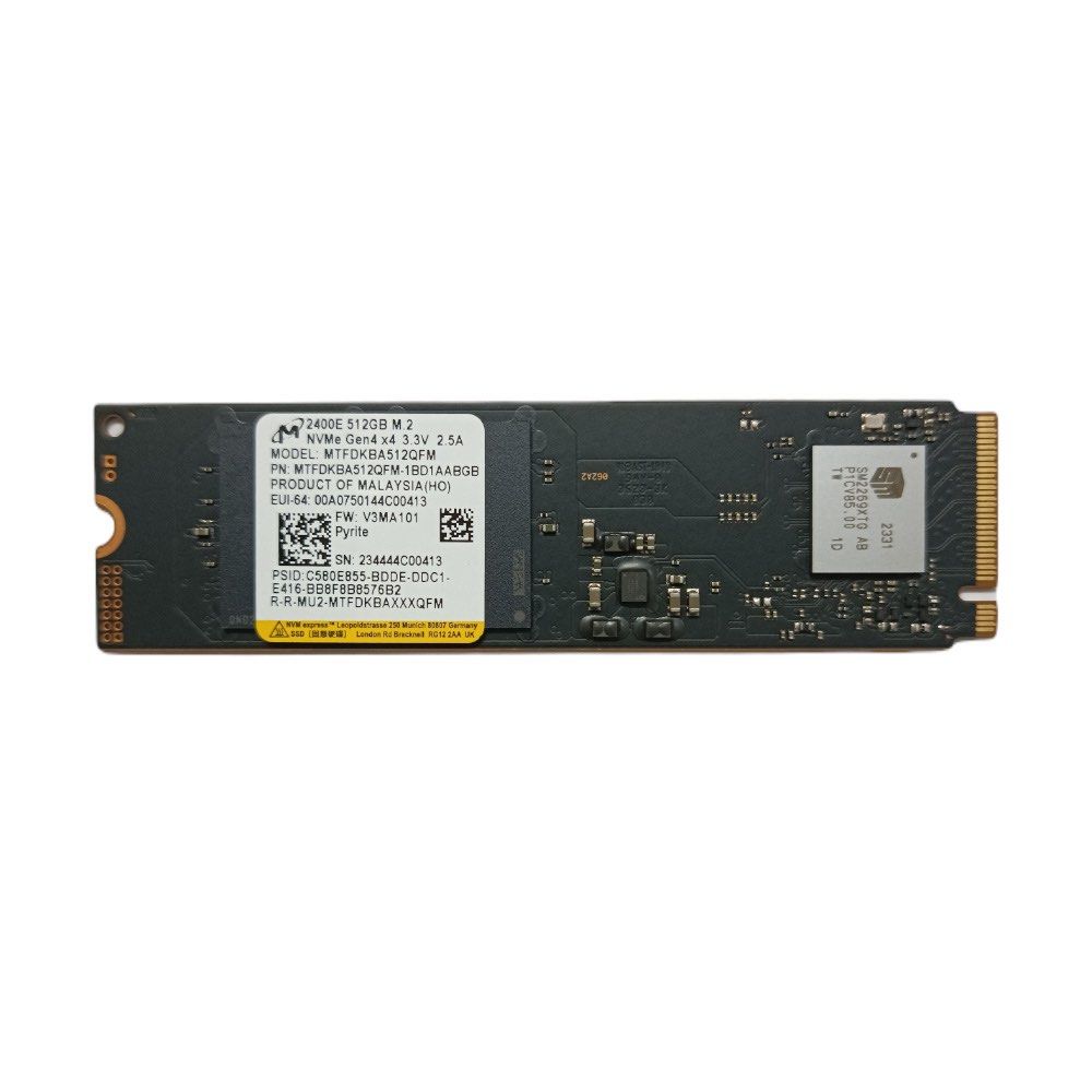 Micron 2400e 512gb nvme gen4, Computers & Tech, Parts & Accessories ...