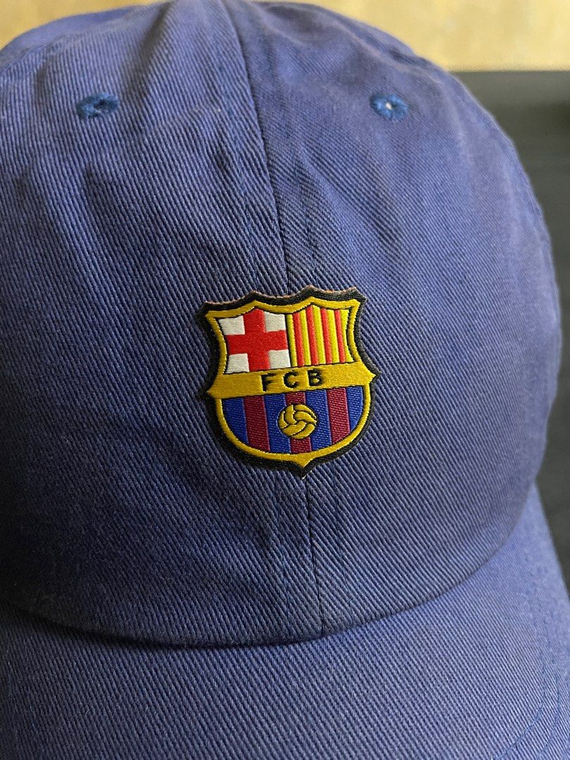 Nike FC Barcelona Cap (Category: Caps & Hats) located in Caloocan City. Submitted by LeGoat06 (Listing ID 1366361340, Image 2). Description: One size fits all Color rate: 9/10 Excellent Condition: Need wash only 100% legit Shipping via J&T.