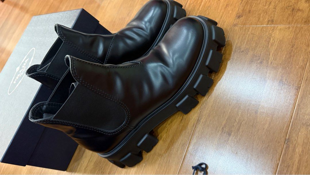 PRADA MONOLITH BOOTS (Category: Sneakers & Footwear) located in Makati City. Submitted by missthing888 (Listing ID 1366337927, Image 3). Description: .