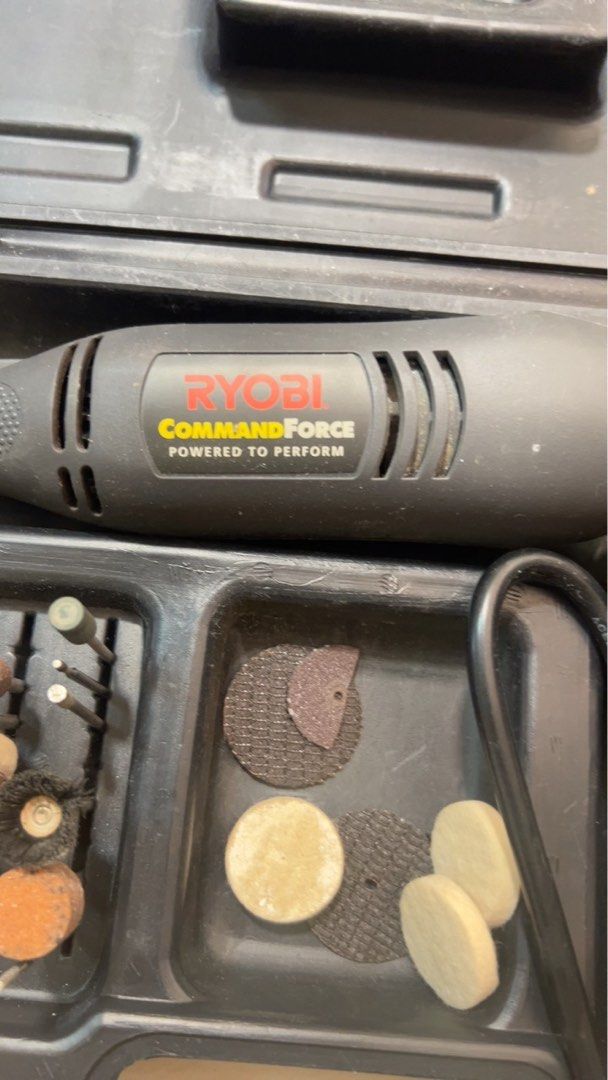 Ryobi CommandForce Rotary Tool Kit, Furniture & Home Living, Home ...