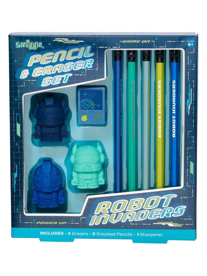 Smiggle Pencil & Eraser Set (Category: Stationery & School Supplies) located in Santa Rosa. Submitted by miqboutique (Listing ID 1366237420, Image 3). Description: Cutieee🥰 Smiggle Pencil & Eraser Set ₱599 + SF • ETA July-Aug • 200 DP required • Guaranteed Original Fb page: Miq's Boutique.