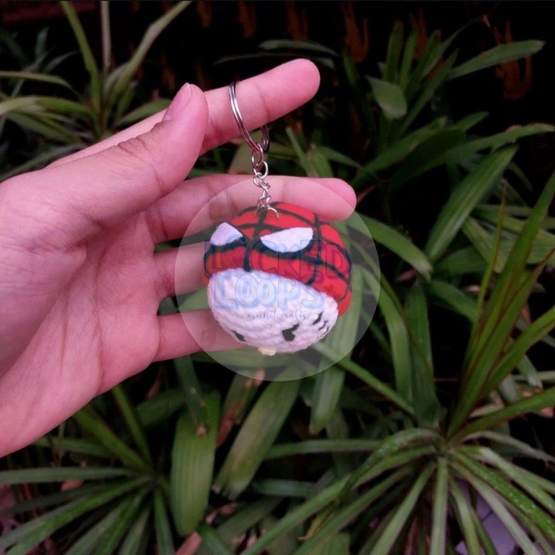 Spiderman and Hello Kitty Crochet matching keychains (Category: Character Goods) located in Bulacan. Submitted by mbernnadett8 (Listing ID 1366314190, Image 3). Description: Have these matching keychains to share for the highest quality!.